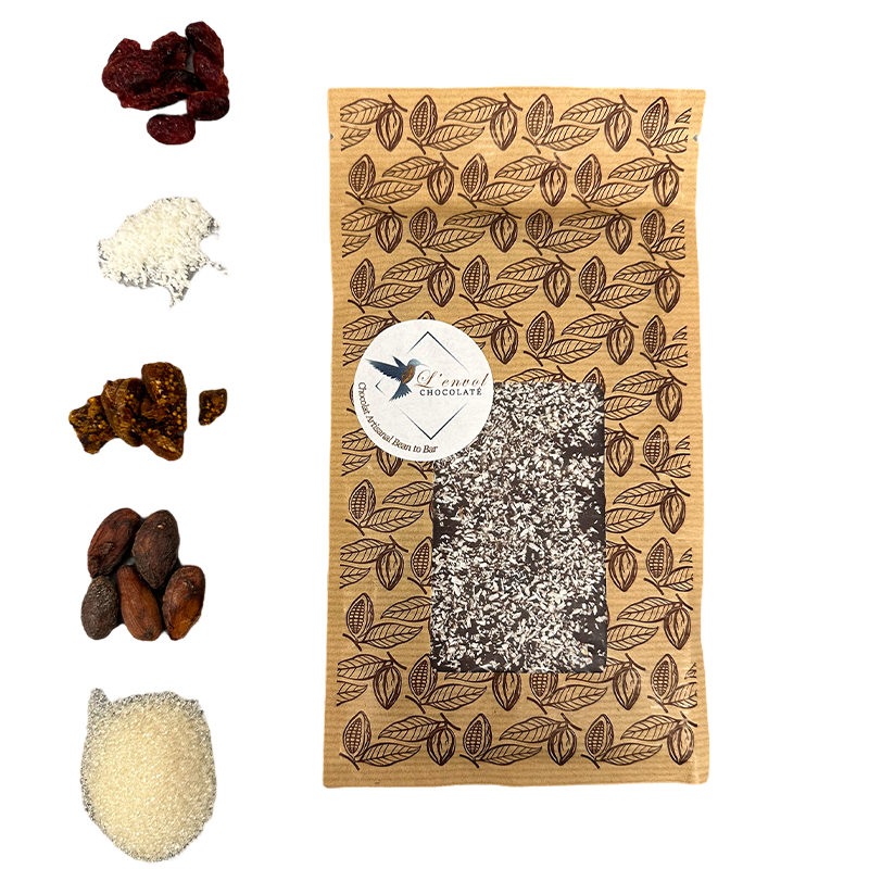 Tablette gourmande Coco - Figues - Cranberry