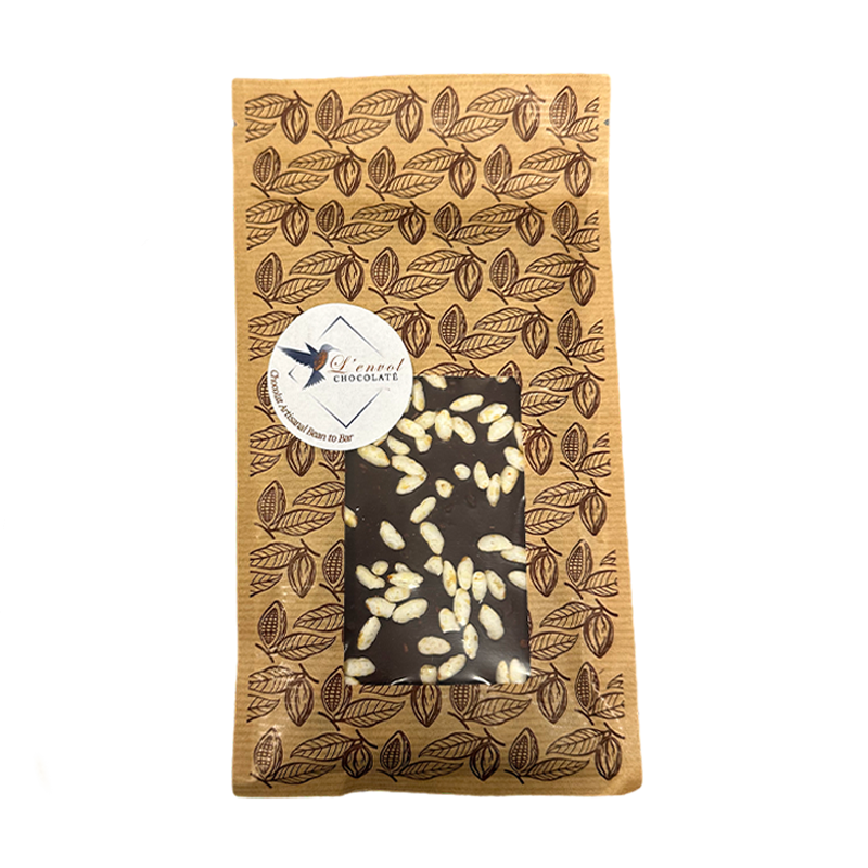 Tablette gourmande Riz soufflé - Amande - Orange - Raisin