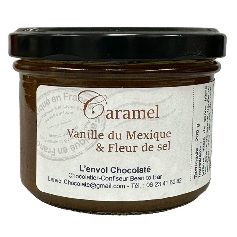Caramel Vanille du Mexique et Fleur de Sel de Guérande