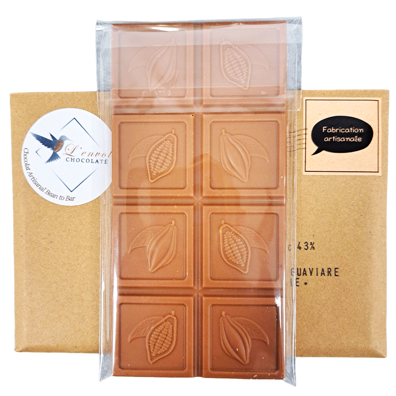 Tablette Cacao Blanc Coco Vegan 43% Guaviare