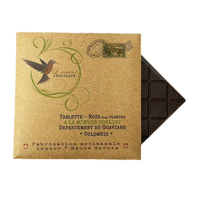 Tablette noir à la Menthe Pouliot