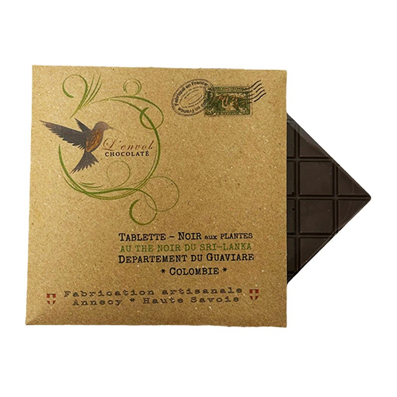 Tablette noir au Thé noir du Sri-lanka